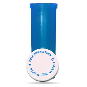 16 DR Child Resistant Vials - Caps Included - Off (250 Pcs.)