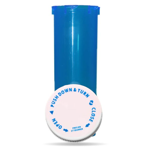 16 DR Child Resistant Vials - Caps Included - Off (250 Pcs.)