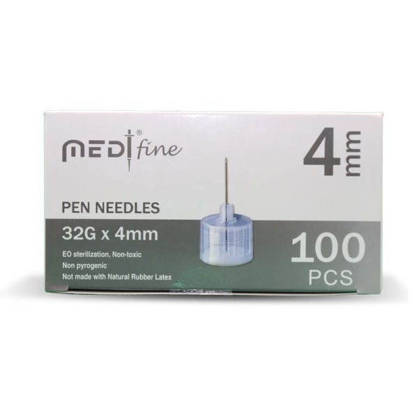 32G X 4mm Med Fine - Pen Needles (100 PCS.)