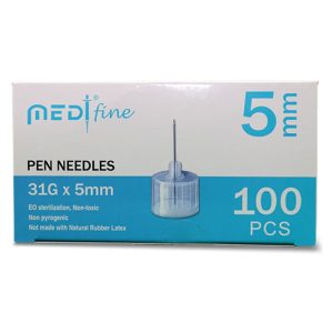 Med Fine - Pen Needles - 31G X 5mm (100 PCS.) - Image 2
