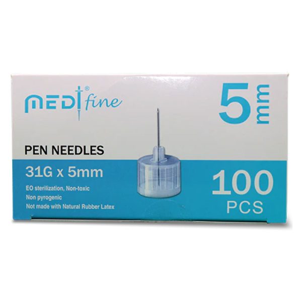 Med Fine - Pen Needles - 31G X 5mm (100 PCS.)