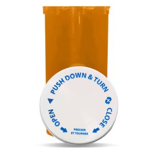40 DR Child Resistant Vials - Caps Included - Off (110 Pcs.) - Image 3