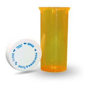 8 DR Child Resistant Vials - Caps Included - Off (410 Pcs.)