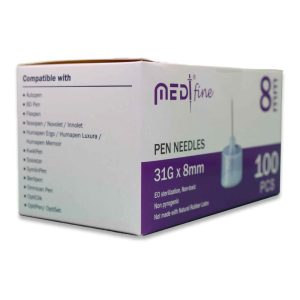 Med Fine - Pen Needles - 31G X 8mm (100 PCS.) - Image 3