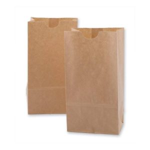 Prescription Paper Bags - 20LB - white/Brown (500 Pcs.)