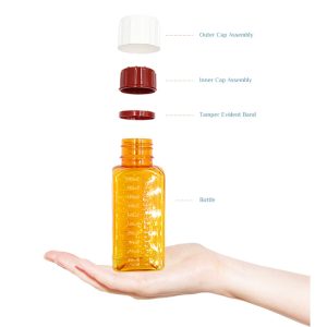 100ML Methadone Bottle with safety cap (250 Pcs.)