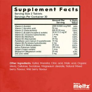 Multivitamins NutraMeltz 60 Tab. - Image 2