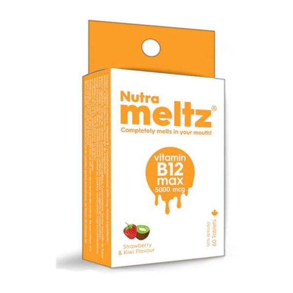 B12 Max 5000Mcg - 60 Tab -Strawberry & Kiwi Flavour